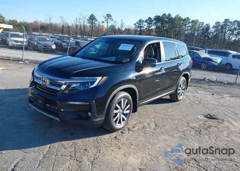 2019 Honda Pilot Ex из США, поврежденный, VIN 5FNYF5H34KB011651